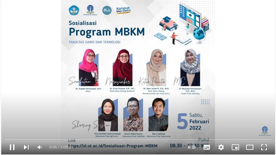 Sosialisasi Program MBKM (Merdeka Belajar Kampus Merdeka)