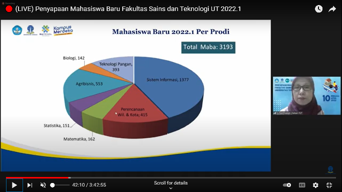 Penyapaan Mahasiswa Baru Masa Registrasi 20221