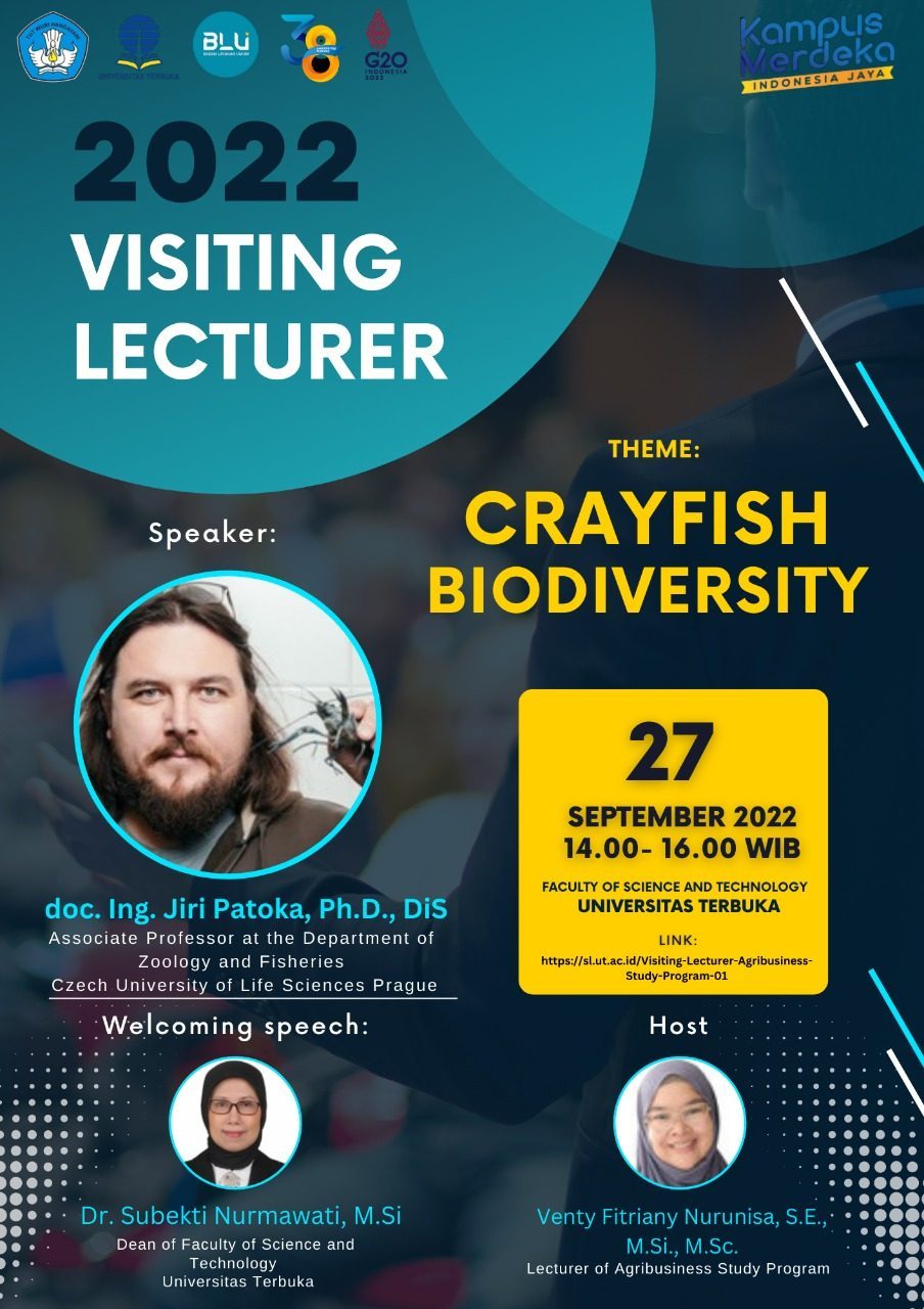 Visiting Lecturer Seri 1 Program Studi Agribisnis FST-UT
