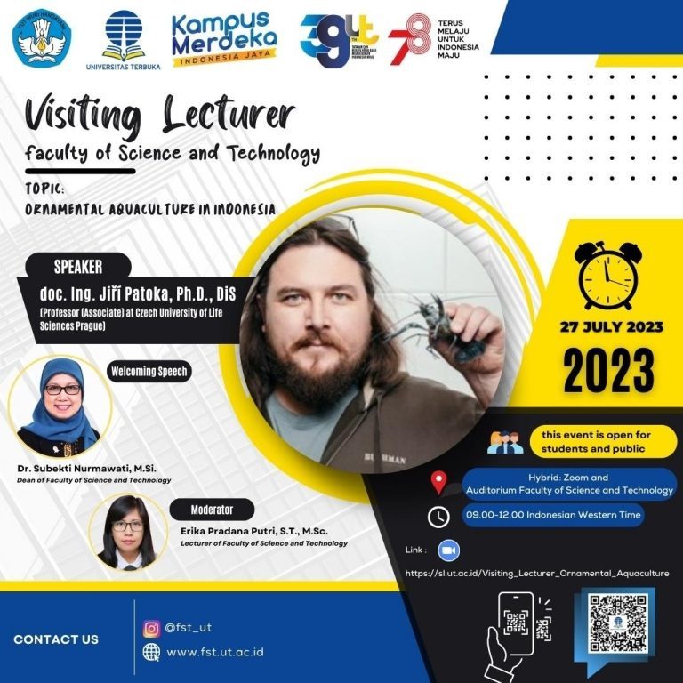Visiting Lecturer Ornamental Aquaculture in Indonesia