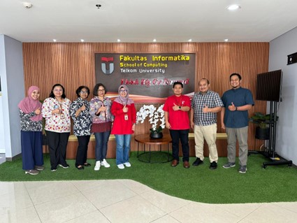 Benchmarking Tim Sains Data ke Prodi Sains Data Fakultas Informatika Telkom University.