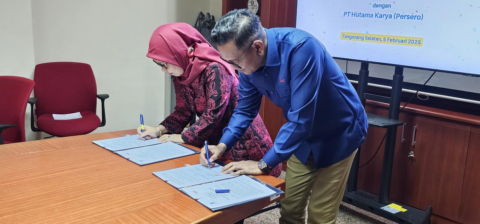Fakultas Sains dan Teknologi Universitas Terbuka Perluas Kerja Sama dengan PT Hutama Karya (Persero)