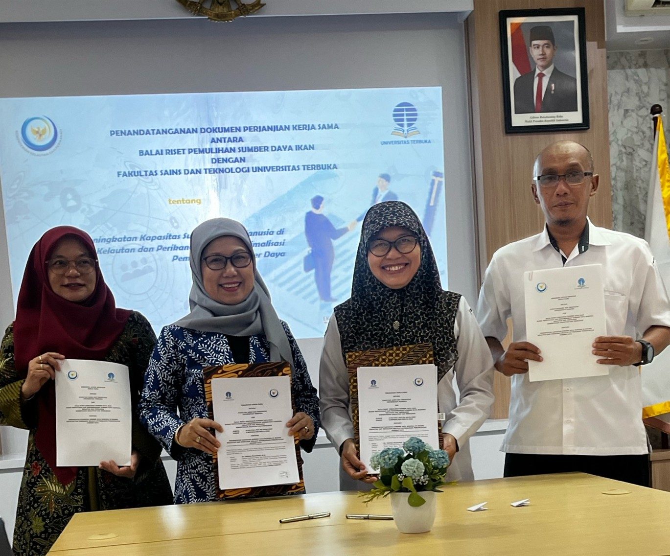 Sesi Penutupan Kerjasama FST UT dan BRPSDI