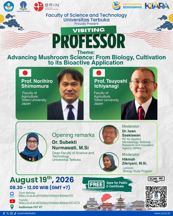 Flyer Visiting Professor Tottori University di FST UT